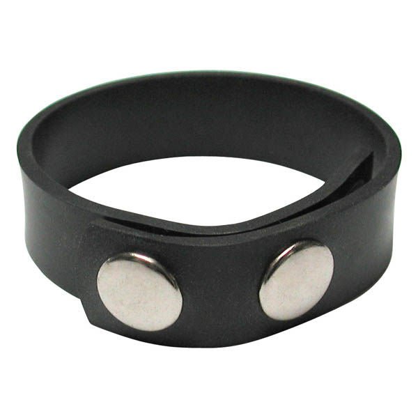 Kinklab - 3 snap rubber cock ring - Product front view  | Flirtybay.com.au