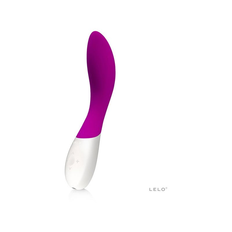 Lelo - mona wave deep rose - g-spot vibrator - Product side view  | Flirtybay.com.au