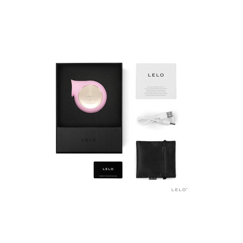 Lelo - sila cruise - pink - sonic wave clitoral massager -  box side view | Flirtybay.com.au