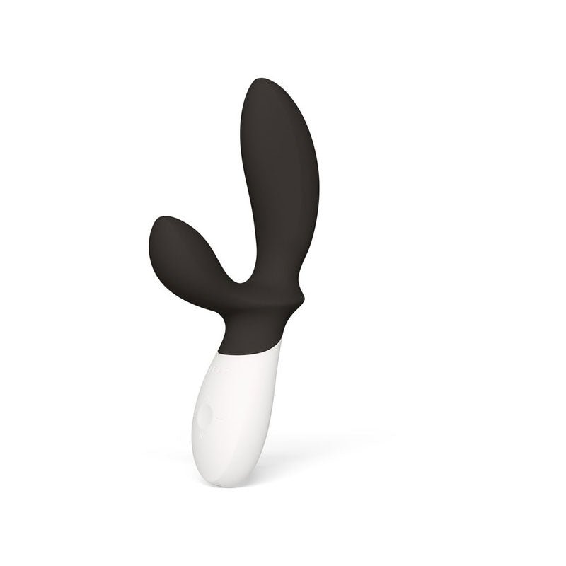 Loki wave 2 - black - prostate massager - Product side view  | Flirtybay.com.au