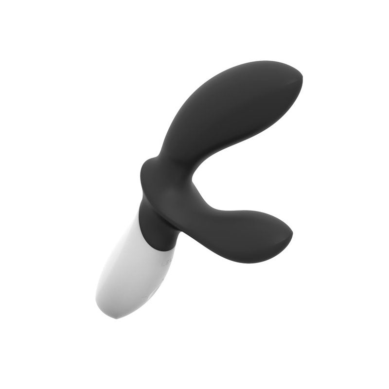 Loki wave 2 - black - prostate massager - Product top view  | Flirtybay.com.au