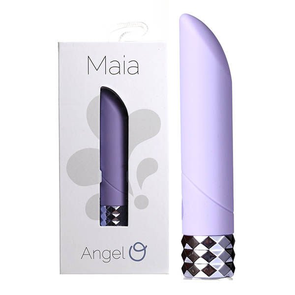 Maia angel  - bullet vibrator - Product front view and box front view | Flirtybay.com.au