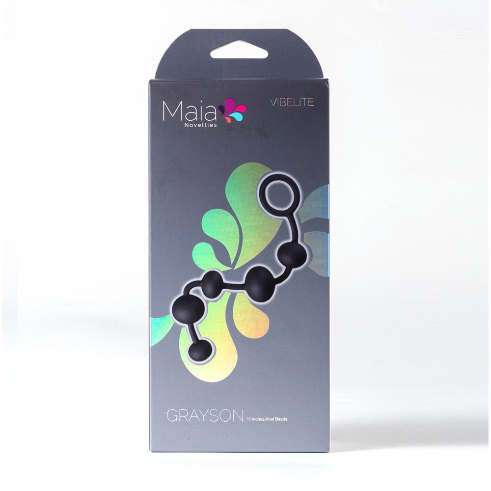 Maia - grayson - anal beads -  box front view | Flirtybay.com.au