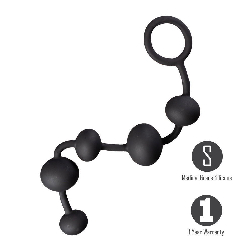 Maia - grayson - anal beads - Product side view  | Flirtybay.com.au