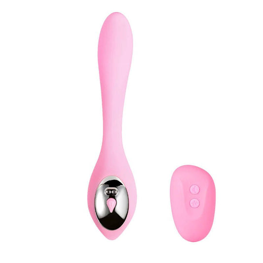 Maia harmonie - couple's vibrator - Product front view, with remote control  | Flirtybay.com.au