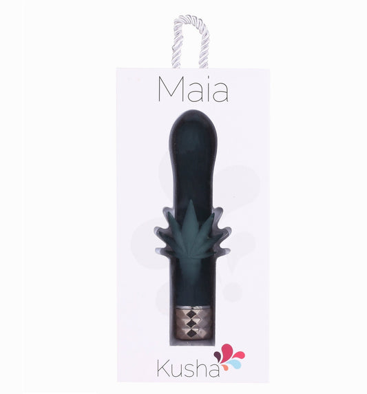 Maia kusha - rabbit vibrator -  box front view | Flirtybay.com.au