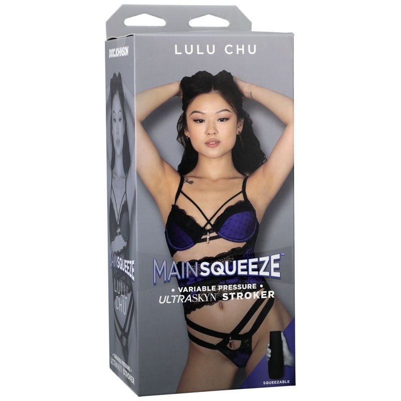 Main squeeze - lulu chu - realistic vagina -  box front view | Flirtybay.com.au