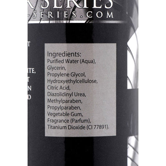 Master series jizz - 250 ml - water-based lubricant - Product back view  | Flirtybay.com.au