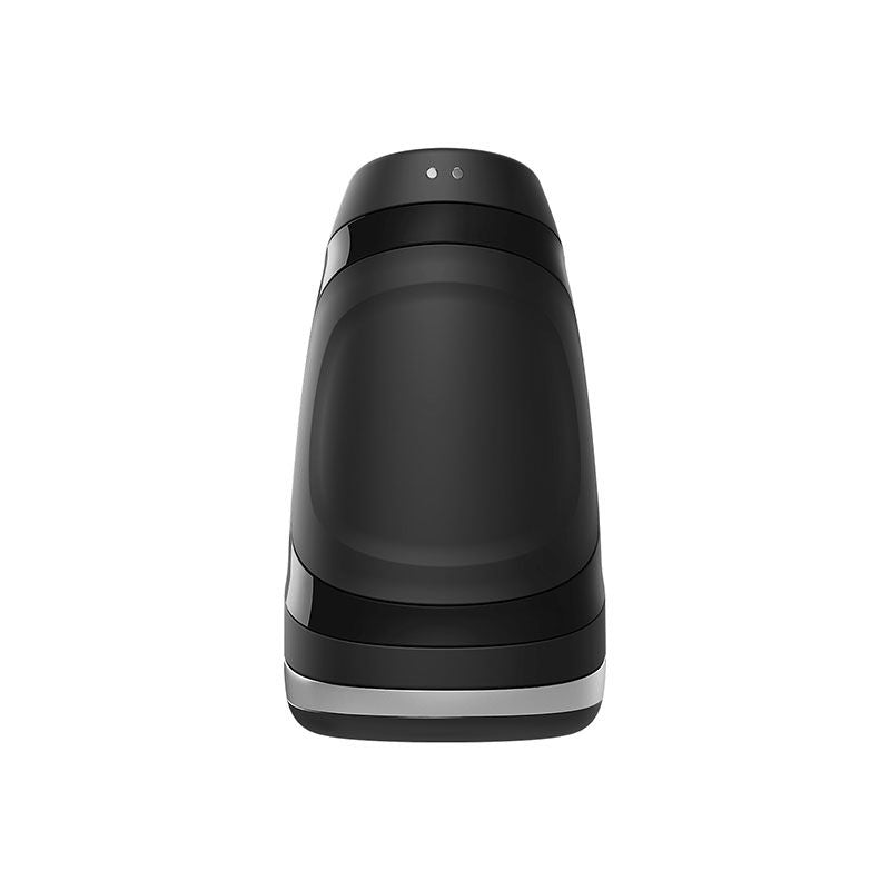 Front view of the Satisfyer Men Heat Vibration male masturbator, on a clean white background | Flirty Bay adult store Perth