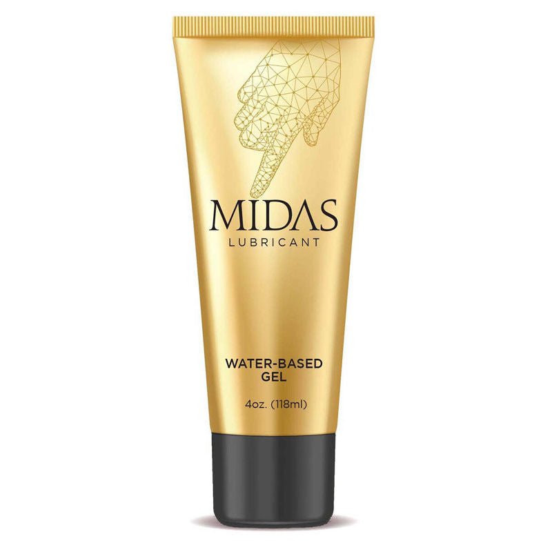 Midas - 118 ml water based lubricant - Product front view  | Flirtybay.com.au