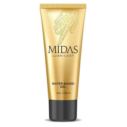 Midas - 118 ml water based lubricant - Product front view  | Flirtybay.com.au