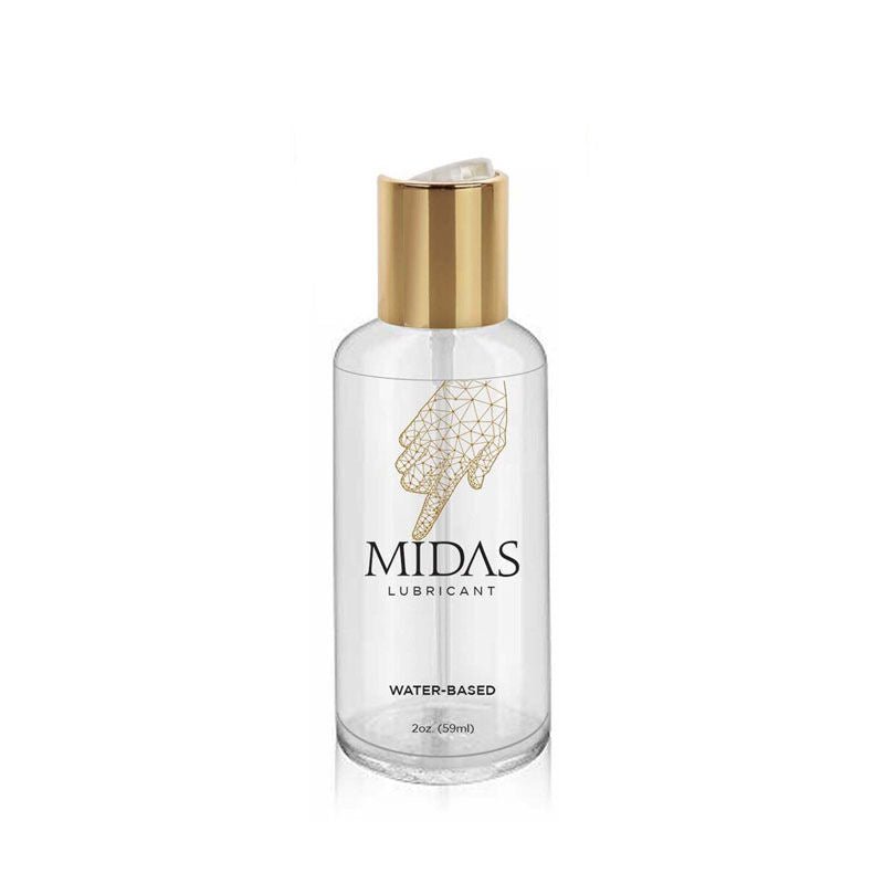 Midas - 59 ml water based lubricant - Product front view  | Flirtybay.com.au