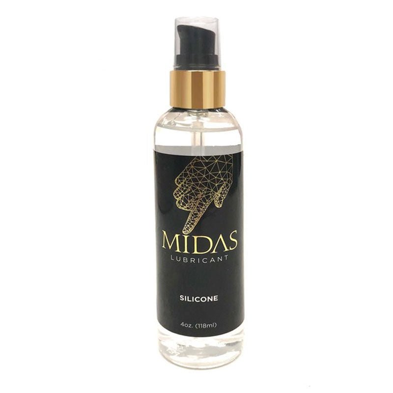 Midas silicone lubricant - 118 ml - Product front view  | Flirtybay.com.au