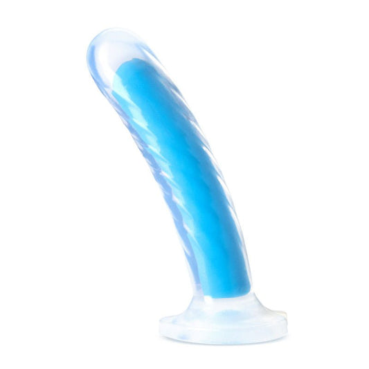 Neo - elite glow omnia 7" dildo - Product side view  | Flirtybay.com.au