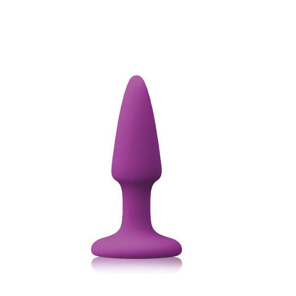 Ns Novelties colours pleasures butt plug Purple front product view | Flirtybay.com.au
