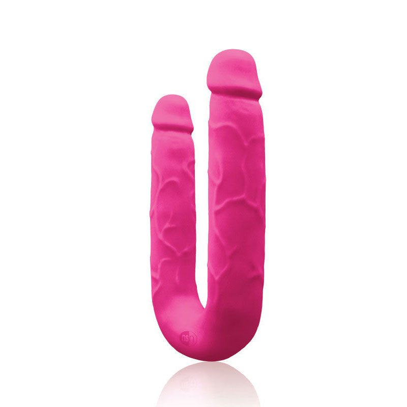 Ns Novelties DP double dong pleasure pink front product view | Flirtybay.com.au
