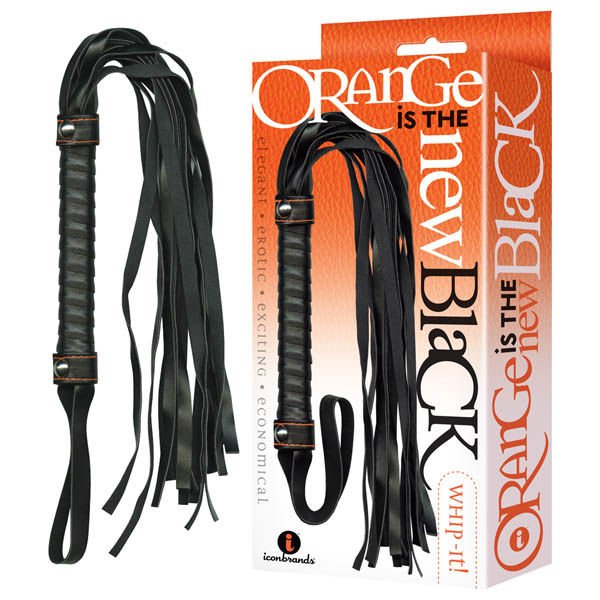 Orange is the new black - flogger - Product front view and box front view | Flirtybay.com.au
