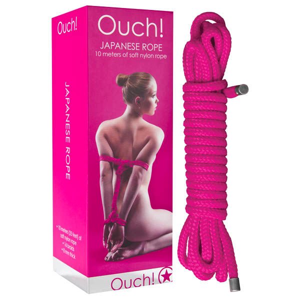 Ouch Japanes Bondage Rope front product view and box view | Flirtybay.com.au