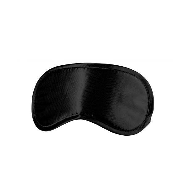 Ouch - soft eyemask - black, Product front view  | Flirtybay.com.au