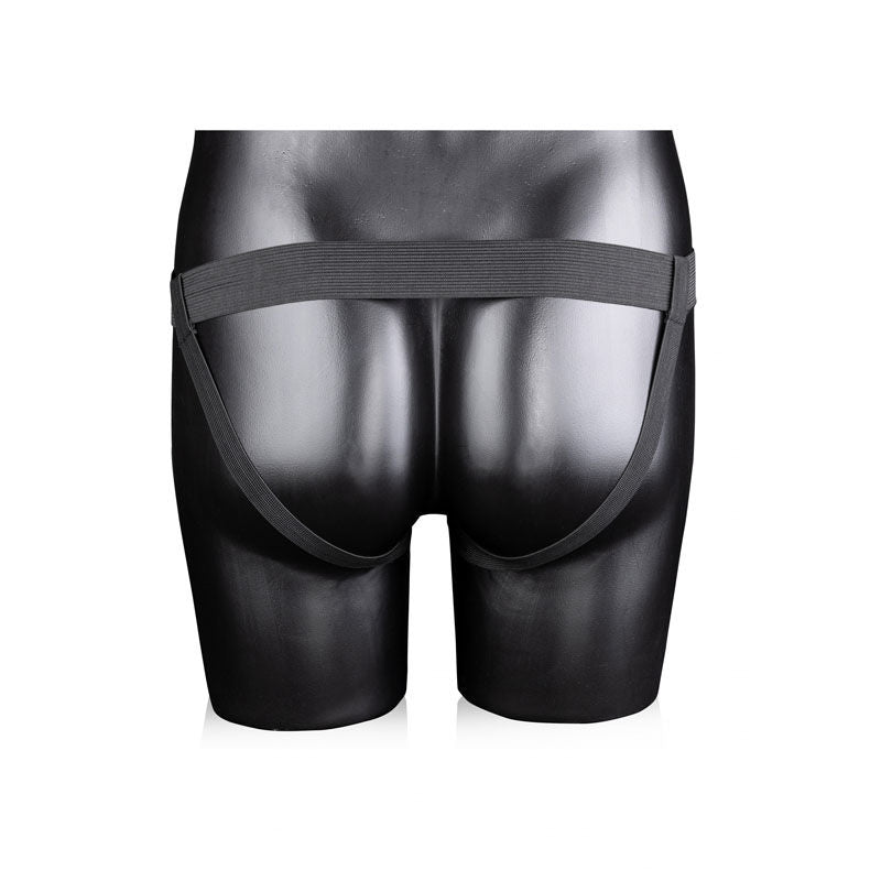 Ouch! curved hollow strap-on - 8" ok - Product back view  | Flirtybay.com.au