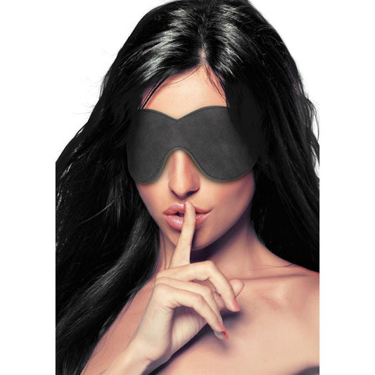 Ouch! diamond studded eye-mask - Product front view, on mannequin  | Flirtybay.com.au