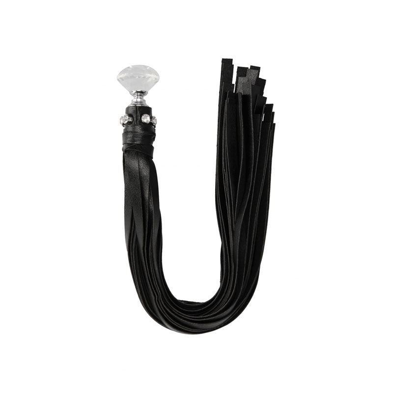 Ouch! diamond studded flogger - Product top view  | Flirtybay.com.au