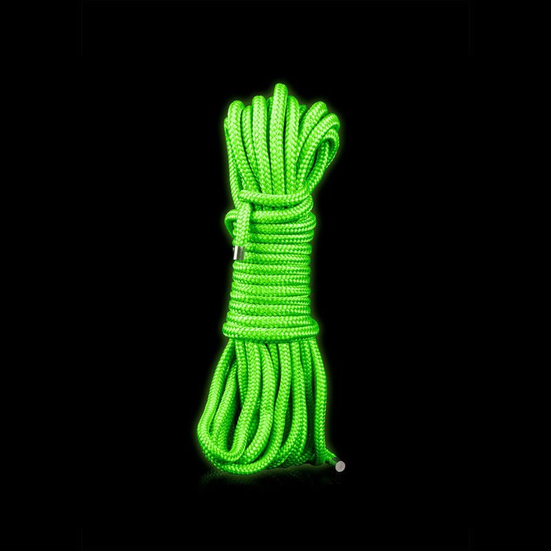 Ouch! glow in the dark - bondage rope - 10m - Product side view  | Flirtybay.com.au
