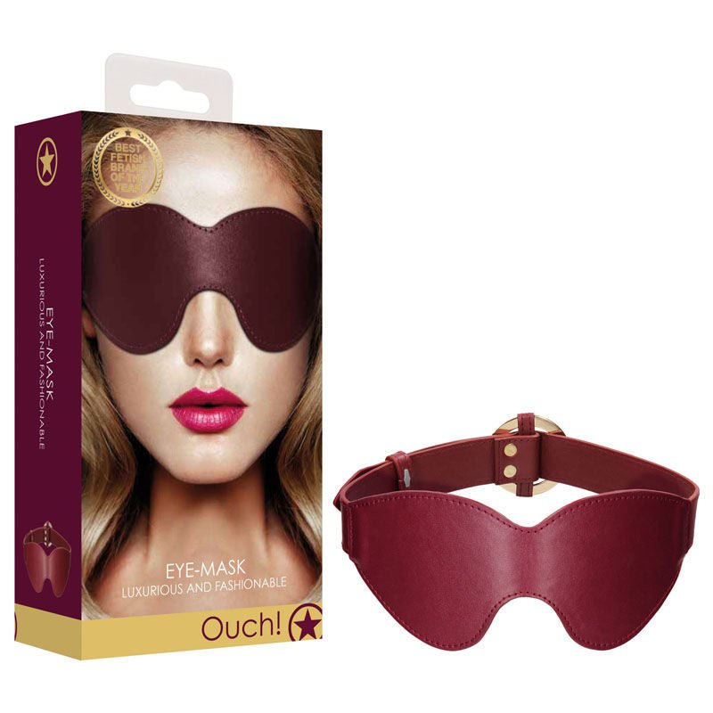 Ouch! halo - eyemask - Product front view and box side view | Flirtybay.com.au