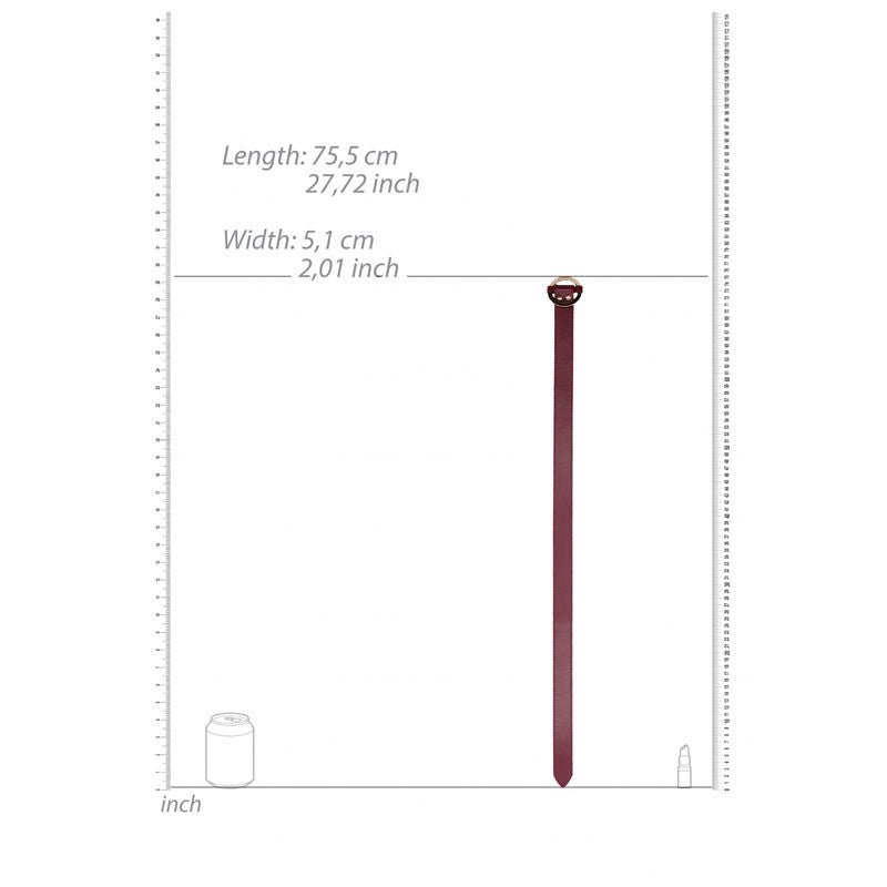 Ouch! - halo - thigh cuffs - red, Product front view  | Flirtybay.com.au