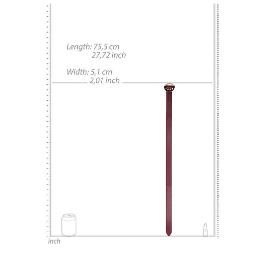 Ouch! - halo - thigh cuffs - red, Product front view  | Flirtybay.com.au