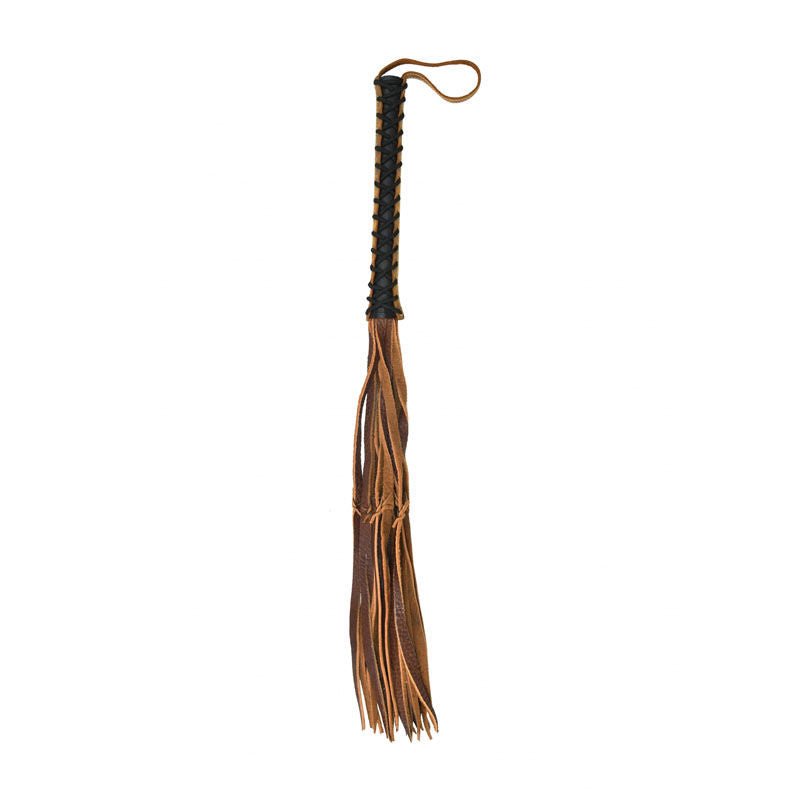 Ouch! italian leather 12 stylish tails - flogger - Product front view  | Flirtybay.com.au