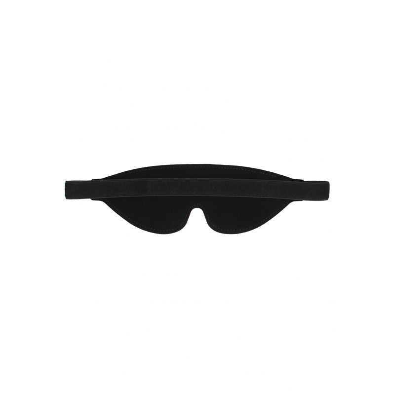 Ouch!  & white bonded leather eye-mask ''ouch'' - Product back view  | Flirtybay.com.au