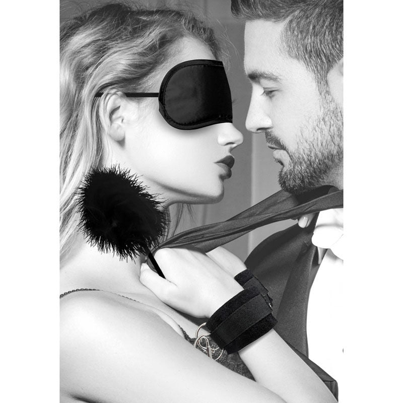 Ouch!  & white introductory bondage kit #2 - Product side view  | Flirtybay.com.au