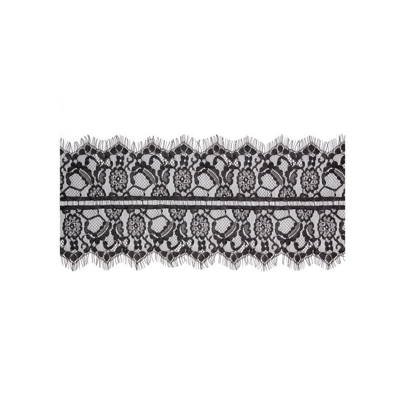 Ouch!  & white lace mask with elastic straps - Product back view  | Flirtybay.com.au