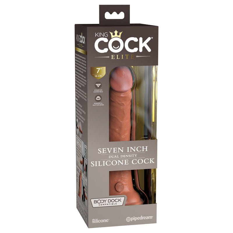 King Cock - Elite 7'' Dual Density Anal Dildo