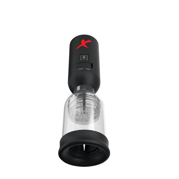 Pdx elite - tip teazer power pump - male masturbator - Product front view  | Flirtybay.com.au