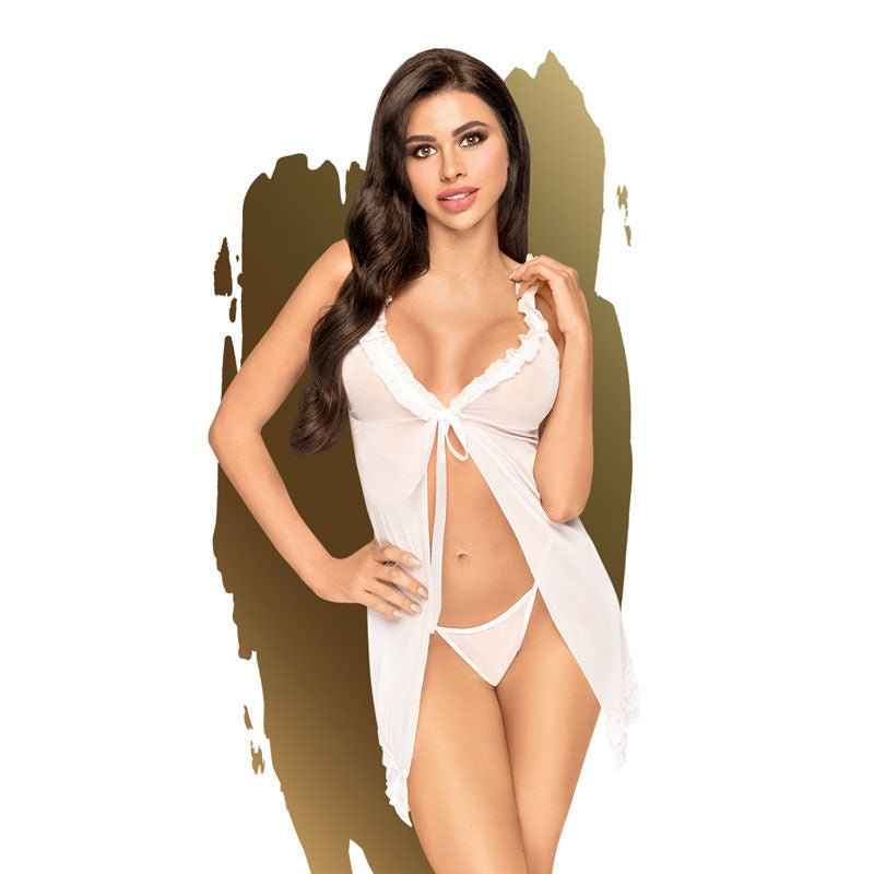 Penthouse - After Sunset - White Babydoll set