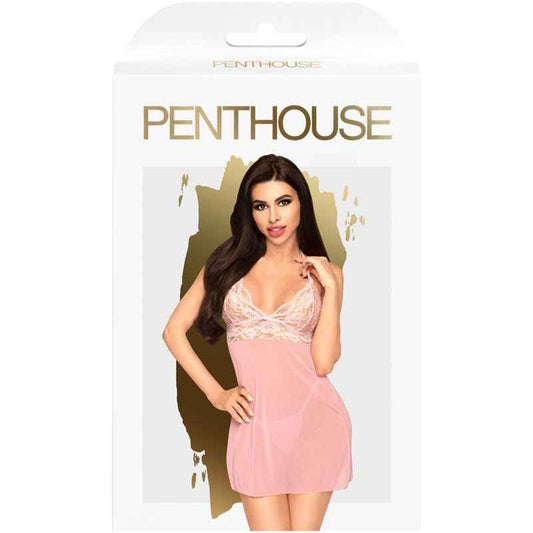 Penthouse - Bedtime Story Chemise - Pink