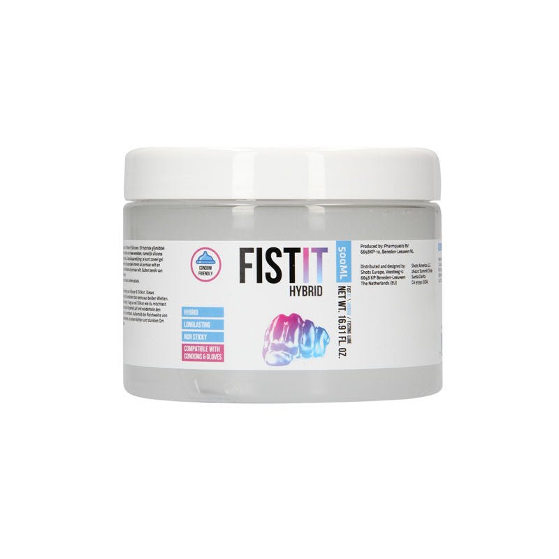 Pharmquests - fist-it hybrid glide - 500ml - lubricants - Product front view  | Flirtybay.com.au