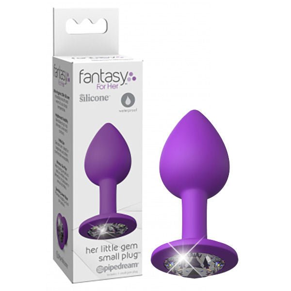 Pipedream Little Gem Butt Plug Size S Front product view and box view | Flirtybay.com.au