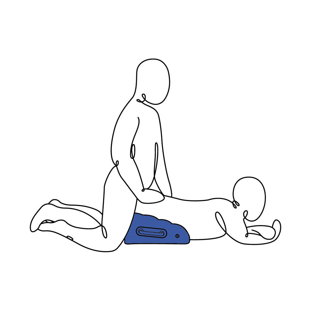 Pivot inflatable positioner - bondage cushion - Product fourth side view  | Flirtybay.com.au