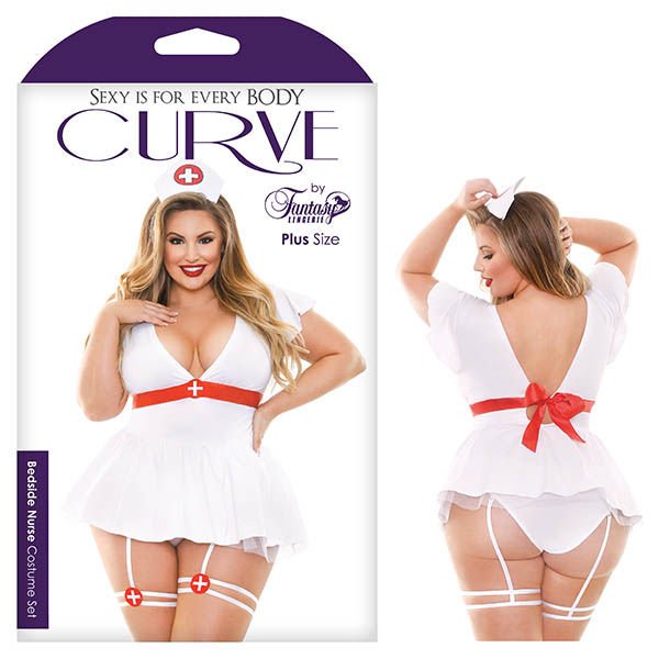 Play - bedside nurse costume set - Product front view and box front view | Flirtybay.com.au