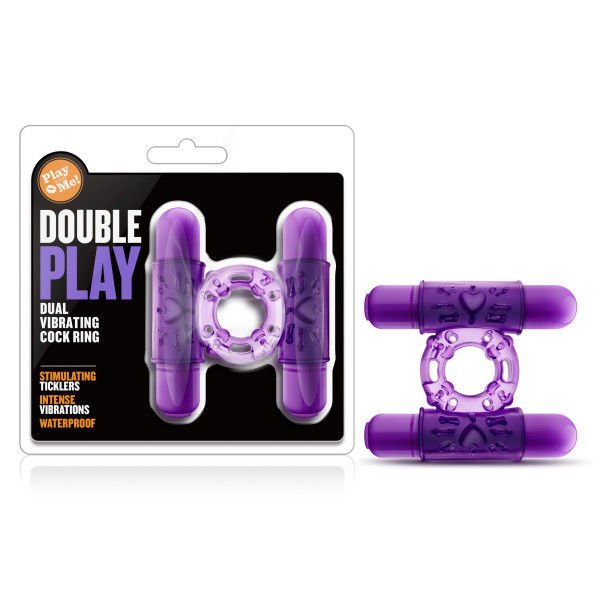 Play with me - double play - cock ring - Product front view and box front view | Flirtybay.com.au