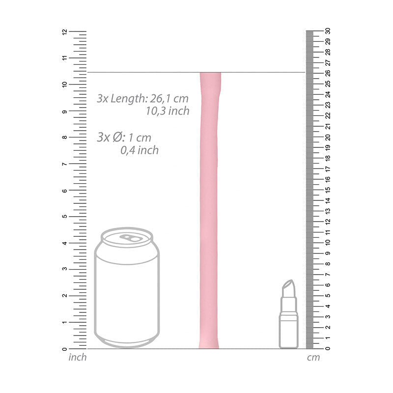 Pumped - pussy pump - Product front view, show sizes of the hose  | Flirtybay.com.au