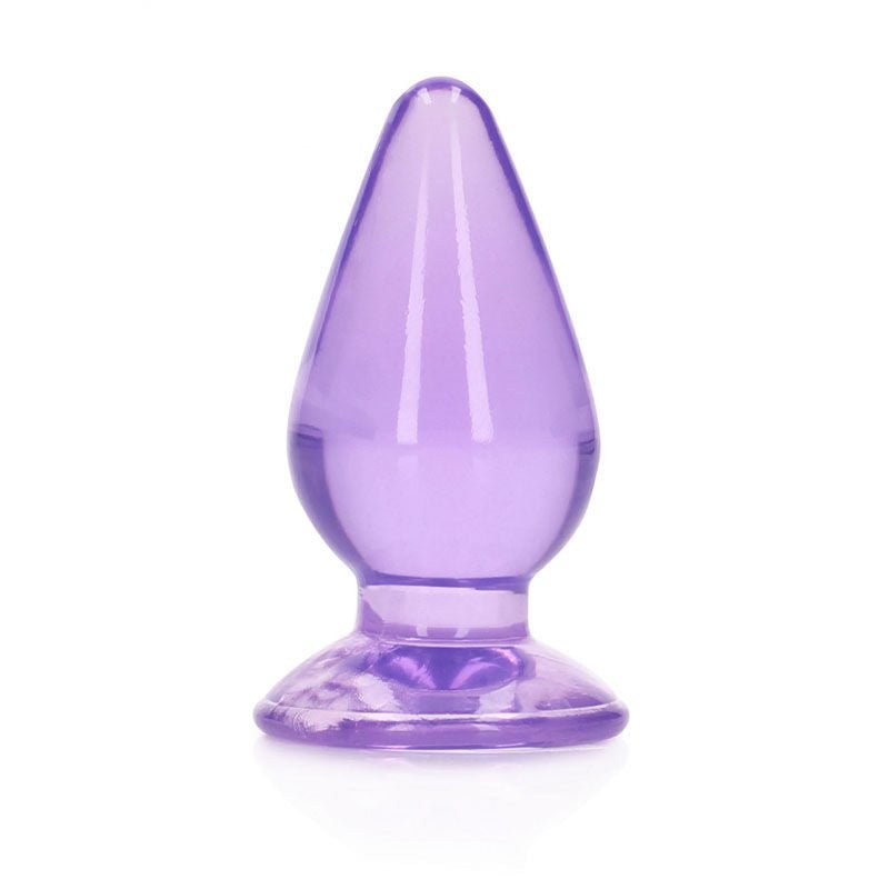 Real rock - 11.5 cm butt plug - purple, Product front view  | Flirtybay.com.au
