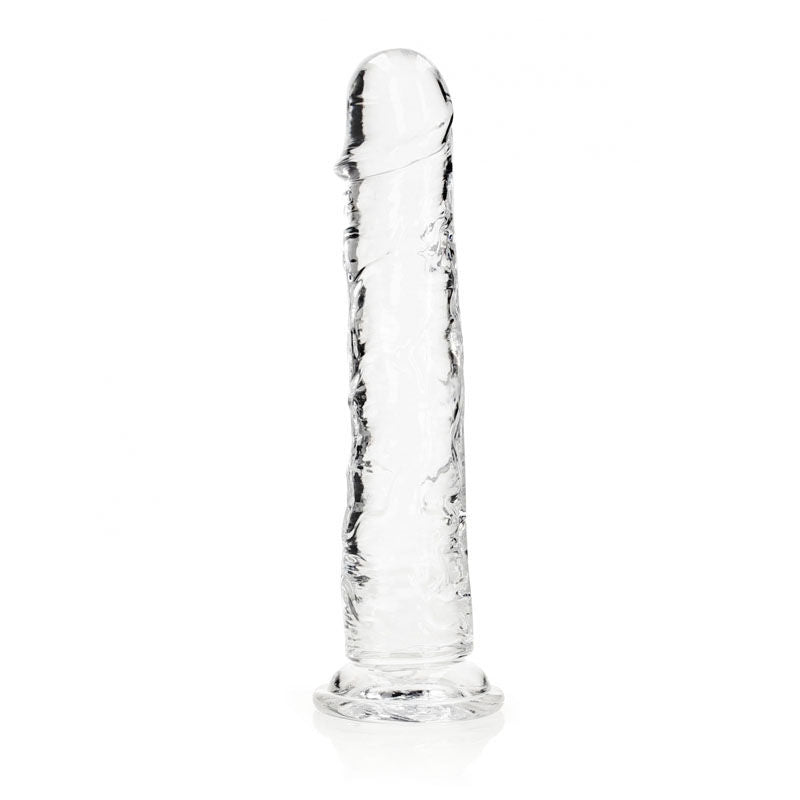 Realcock - 12.2" straight dildo - clear, Product front view  | Flirtybay.com.au