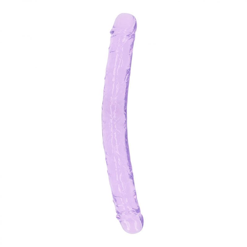 Realcock - 13.4" double dong - purple, Product front view  | Flirtybay.com.au