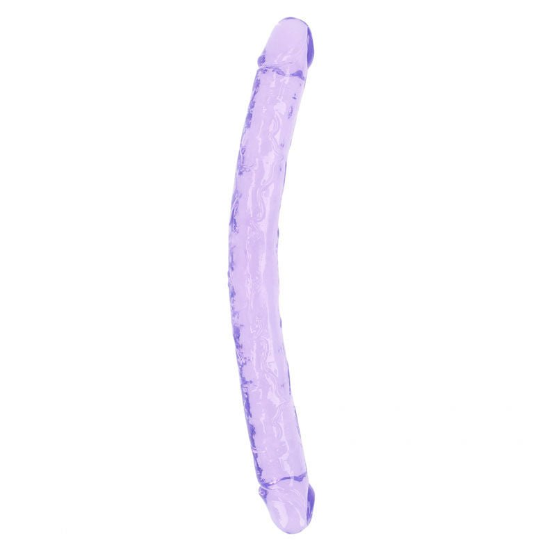 Realcock - 17.7" double dong - purple, Product front view  | Flirtybay.com.au