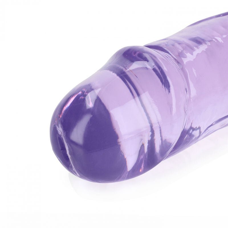Realcock - 17.7" double dong - purple, Product top view  | Flirtybay.com.au