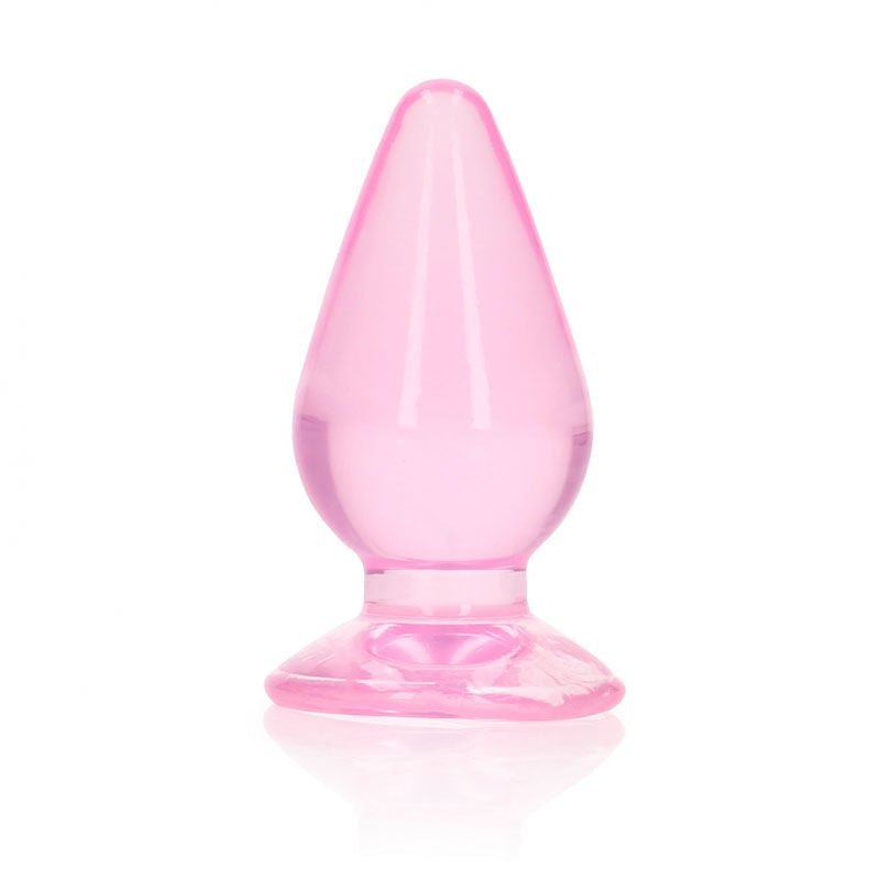 Realcock - 3.5" anal plug - pink, Product front view  | Flirtybay.com.au